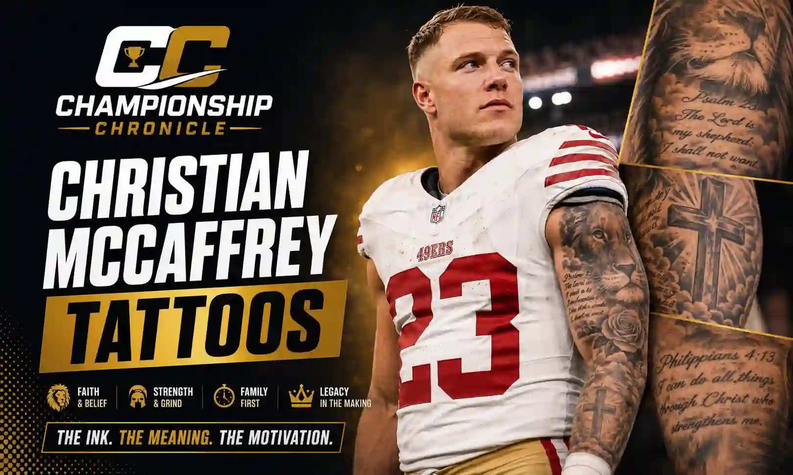 Christian McCaffrey Tattoos: What He Actually Has and Why