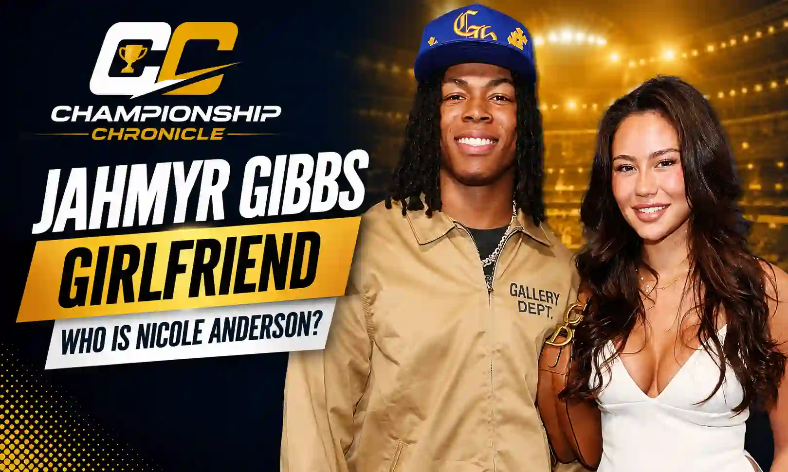 Jahmyr Gibbs Girlfriend: Who Is Nicole Anderson?